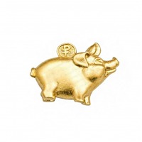Кошельковая свинка с монетой